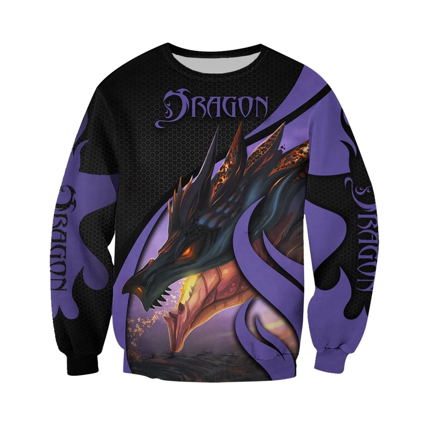 3D Tattoo and Dungeon Dragon Hoodie T Shirt For Men and Women NM050963-Apparel-NM-Sweatshirts-S-Vibe Cosy™