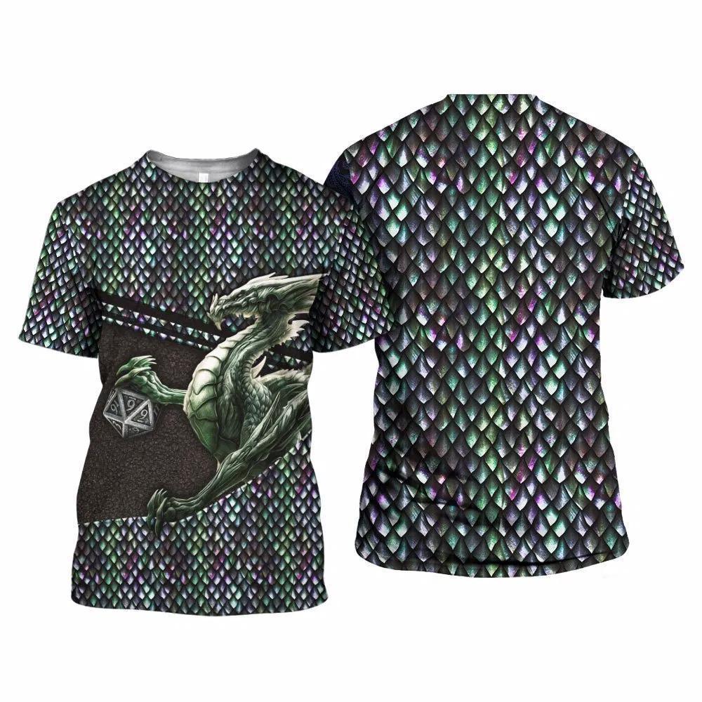 3D Tattoo and Dungeon Dragon Hoodie NM050971-Apparel-NM-T-shirt-S-Vibe Cosy™