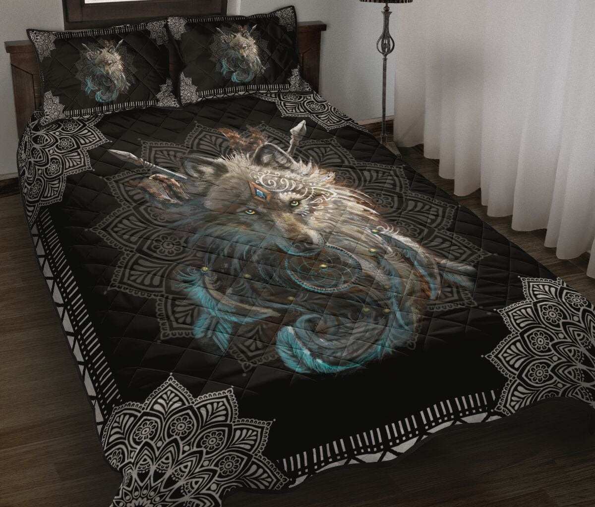 Wolf Art Quilt Bedding Set NM20042101-Quilt-NM-Queen-Vibe Cosy™