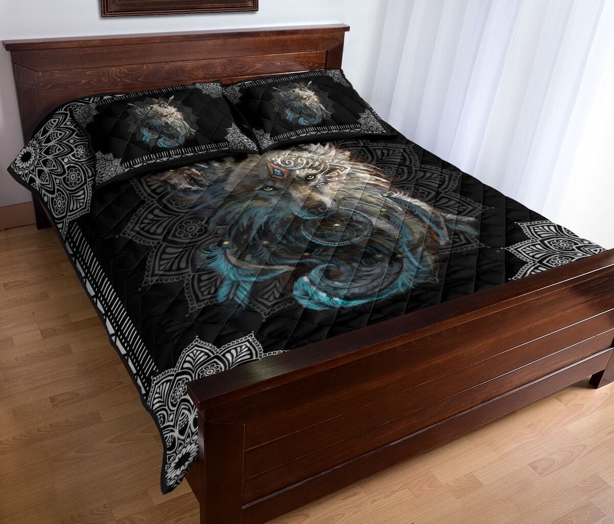 Wolf Art Quilt Bedding Set NM20042101-Quilt-NM-Queen-Vibe Cosy™
