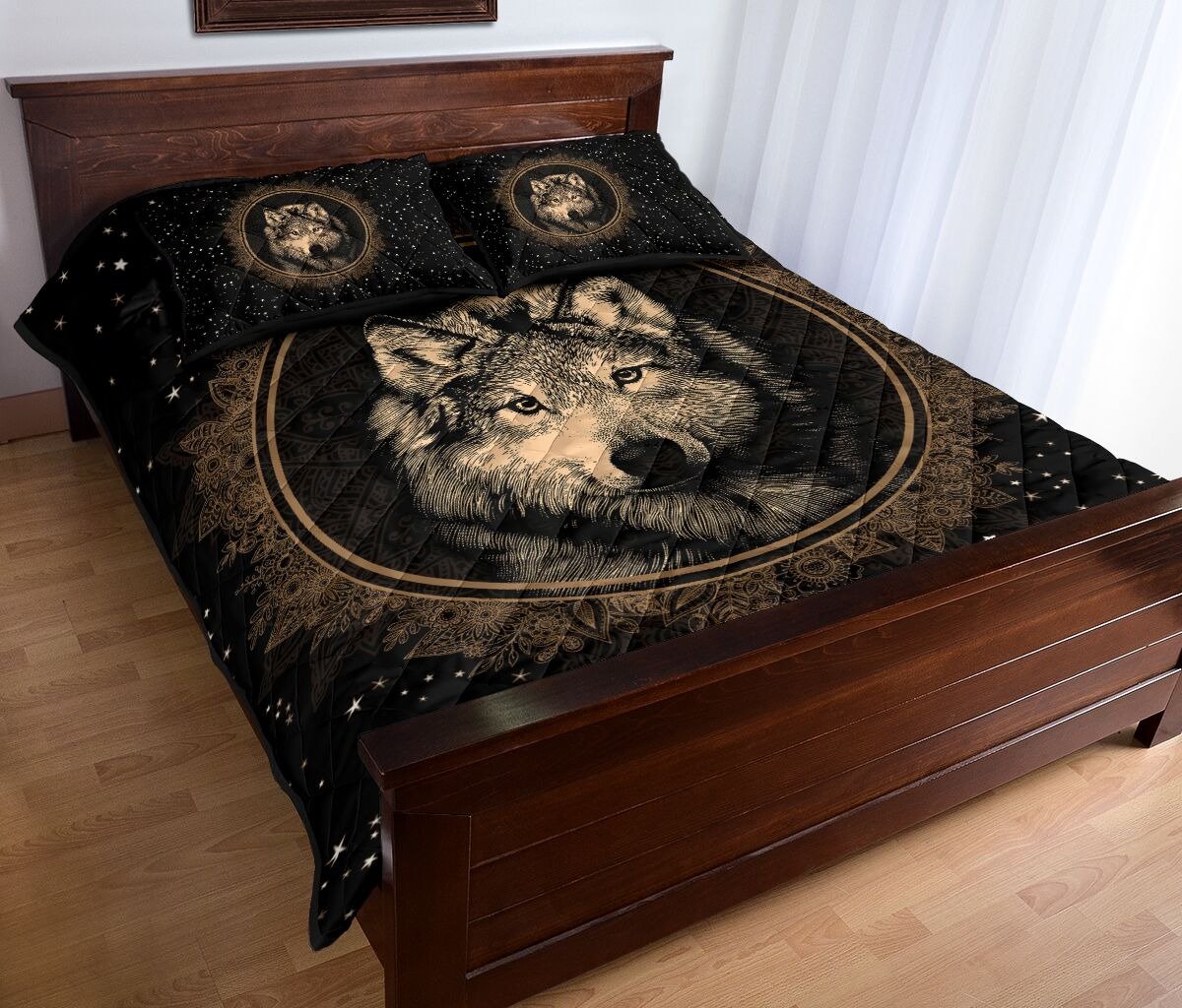 Wolf Art Quilt Bedding Set NM20042102-Quilt-NM-Queen-Vibe Cosy™