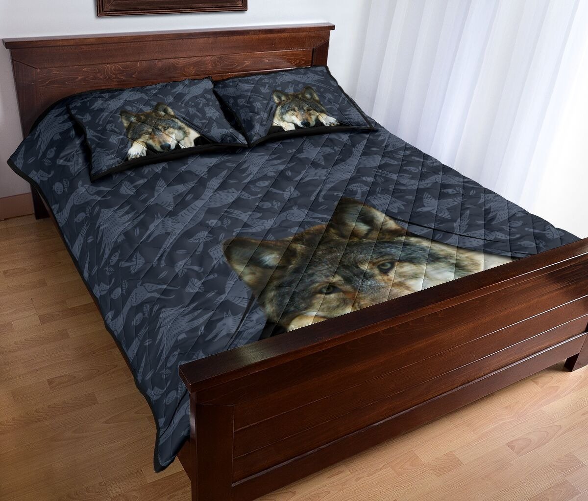Wolf Art Quilt Bedding Set NM20042103-Quilt-NM-Queen-Vibe Cosy™