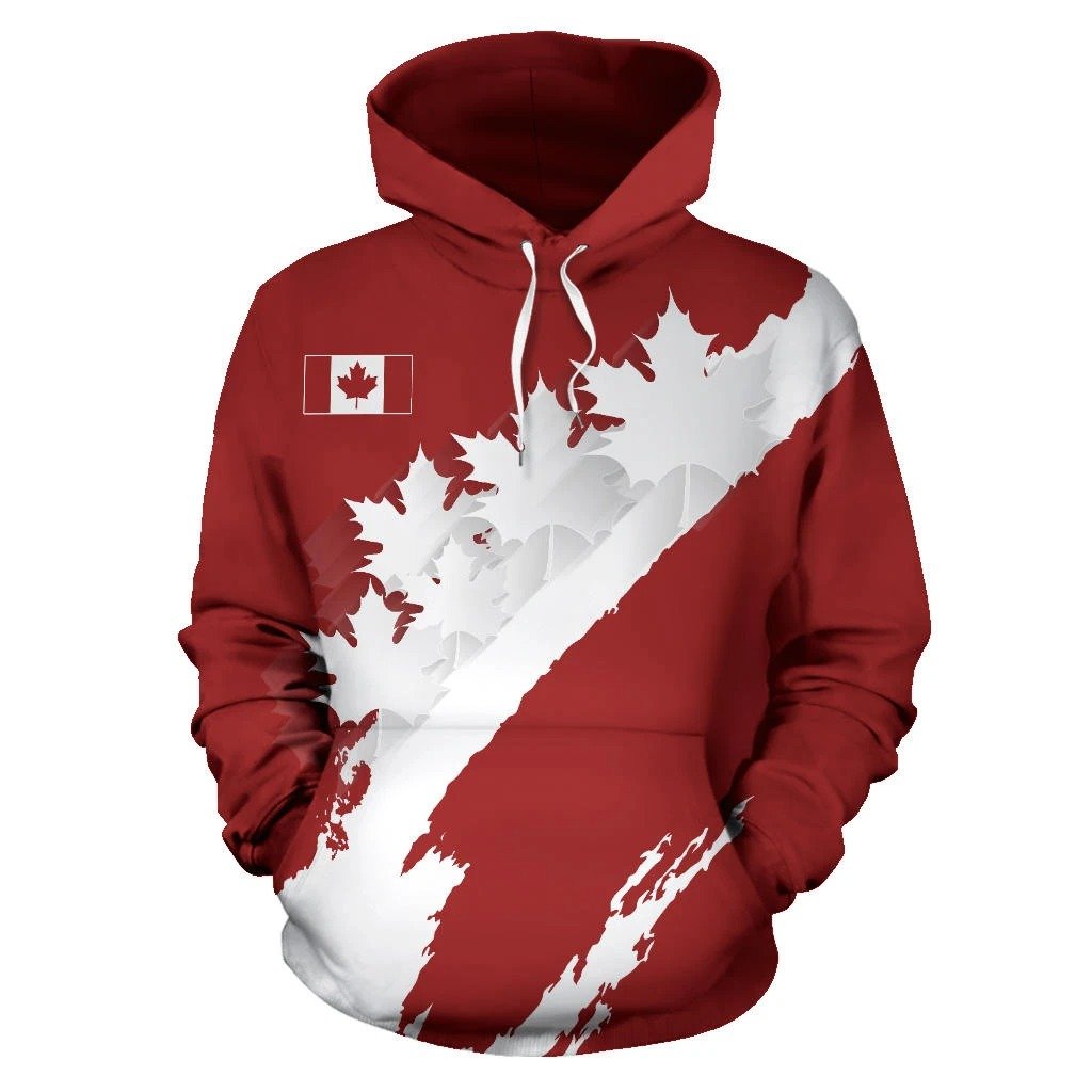 Canadian Maple Leaf Hoodie T Shirt For Men and Women