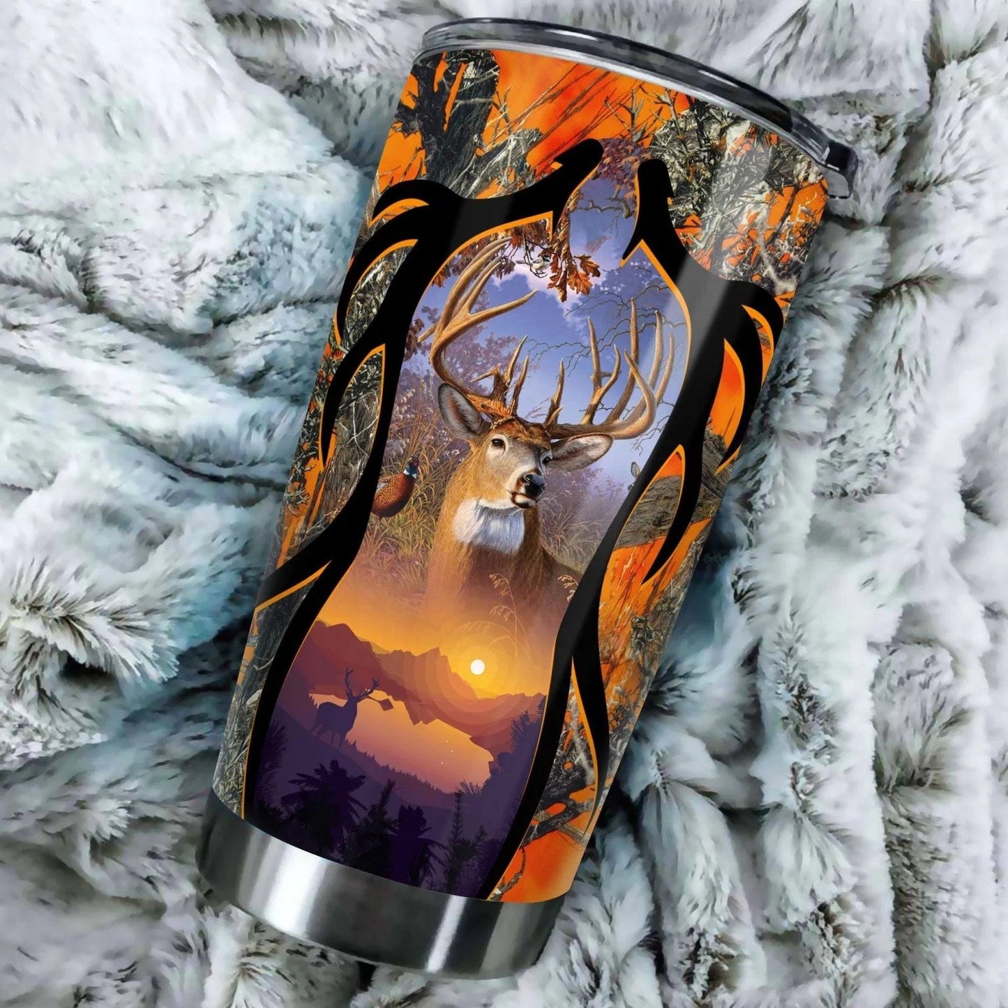 Camo Deer Hunting Tumbler 20 Oz NMT020309-NM-Vibe Cosy™