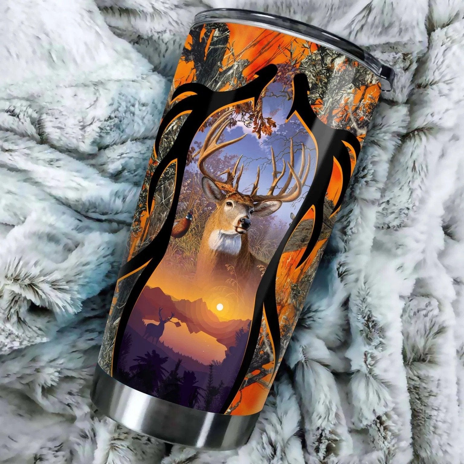 Camo Deer Hunting Tumbler 20 Oz NMT020309-NM-Vibe Cosy™