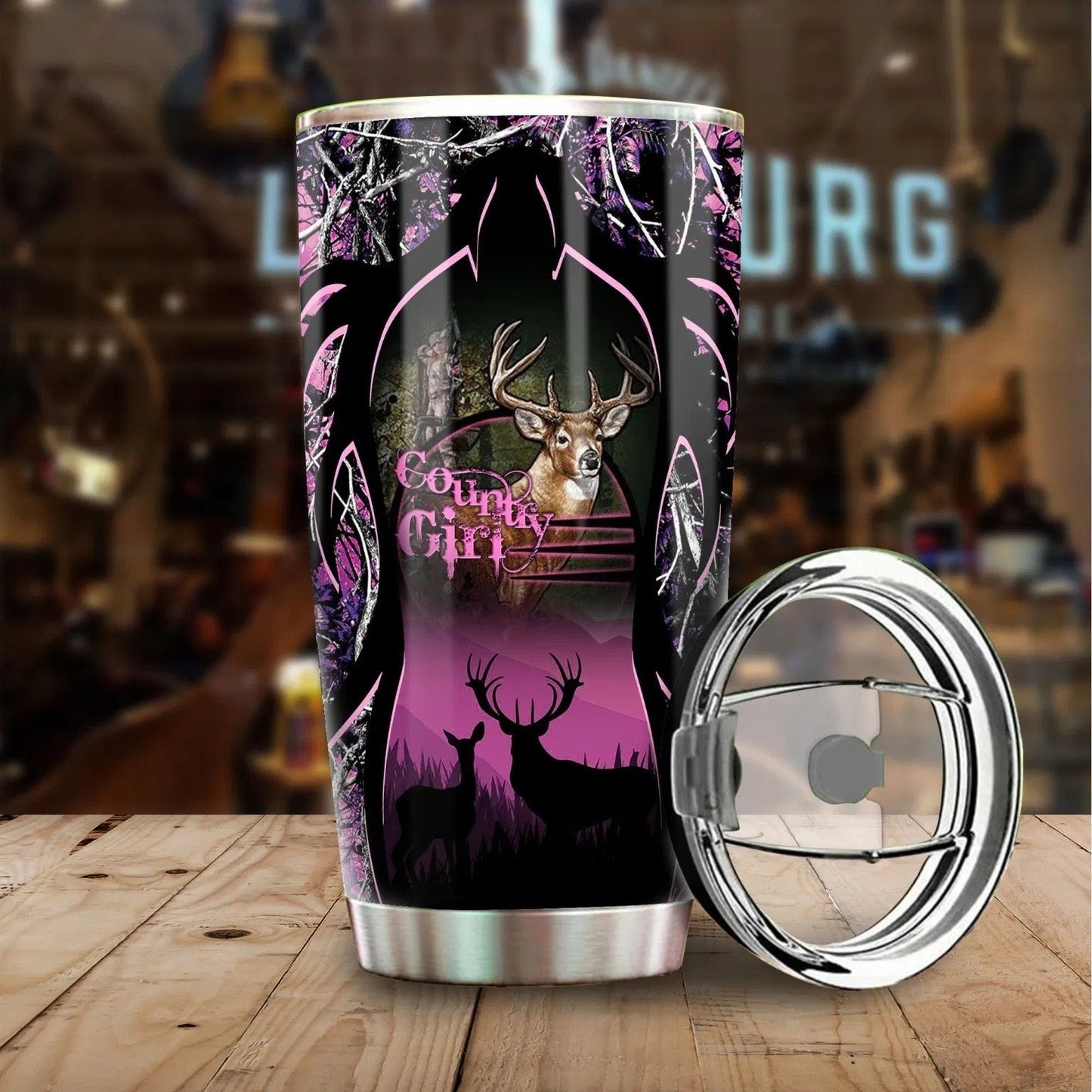 Camo Deer Hunting Tumbler 20 Oz NMT020313-NM-Vibe Cosy™
