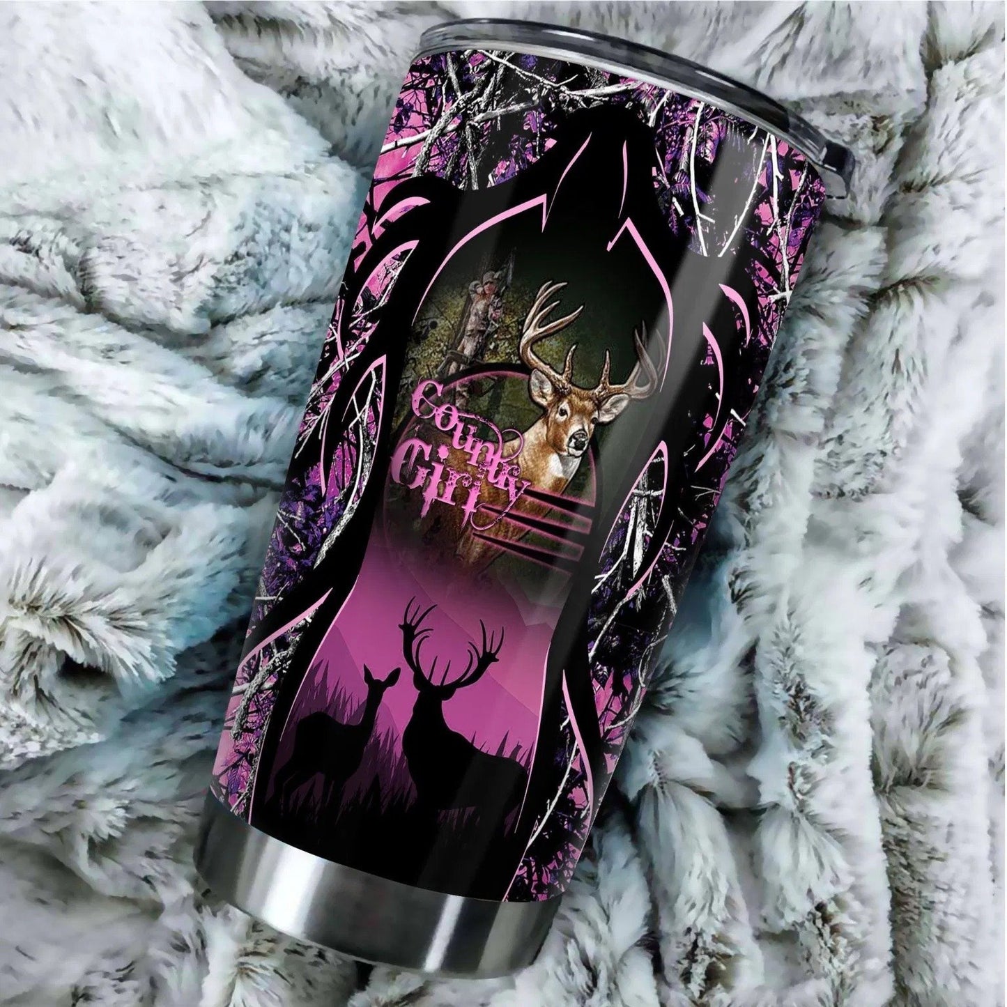 Camo Deer Hunting Tumbler 20 Oz NMT020313-NM-Vibe Cosy™