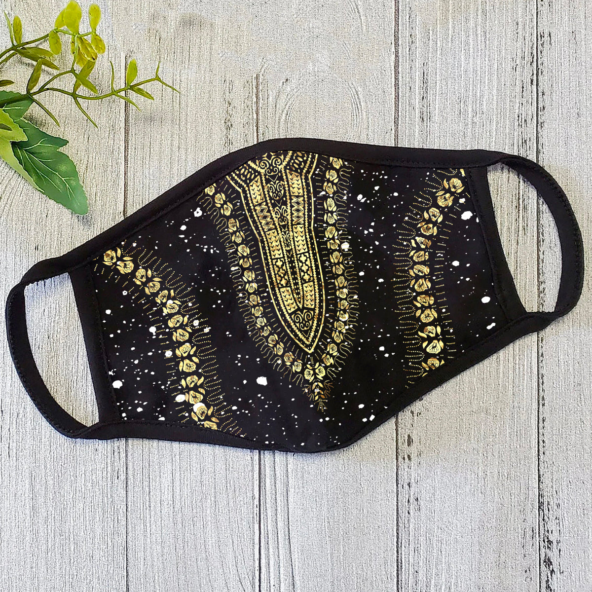 African Culture Dashiki  Face Mask ML