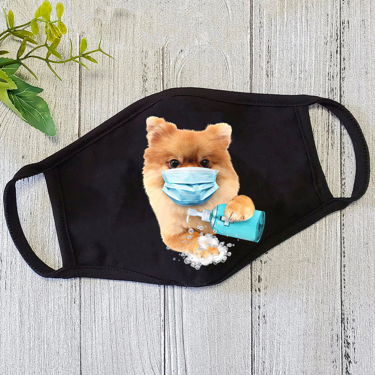 Dog Mask Pomeranian-Face Mask-Wash Mask - Face Mask CB