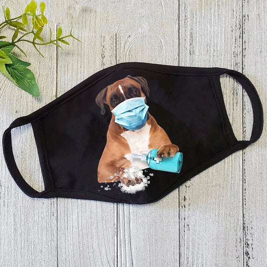 Dog Mask Boxer-Face Mask-Wash Mask - Face Mask CB
