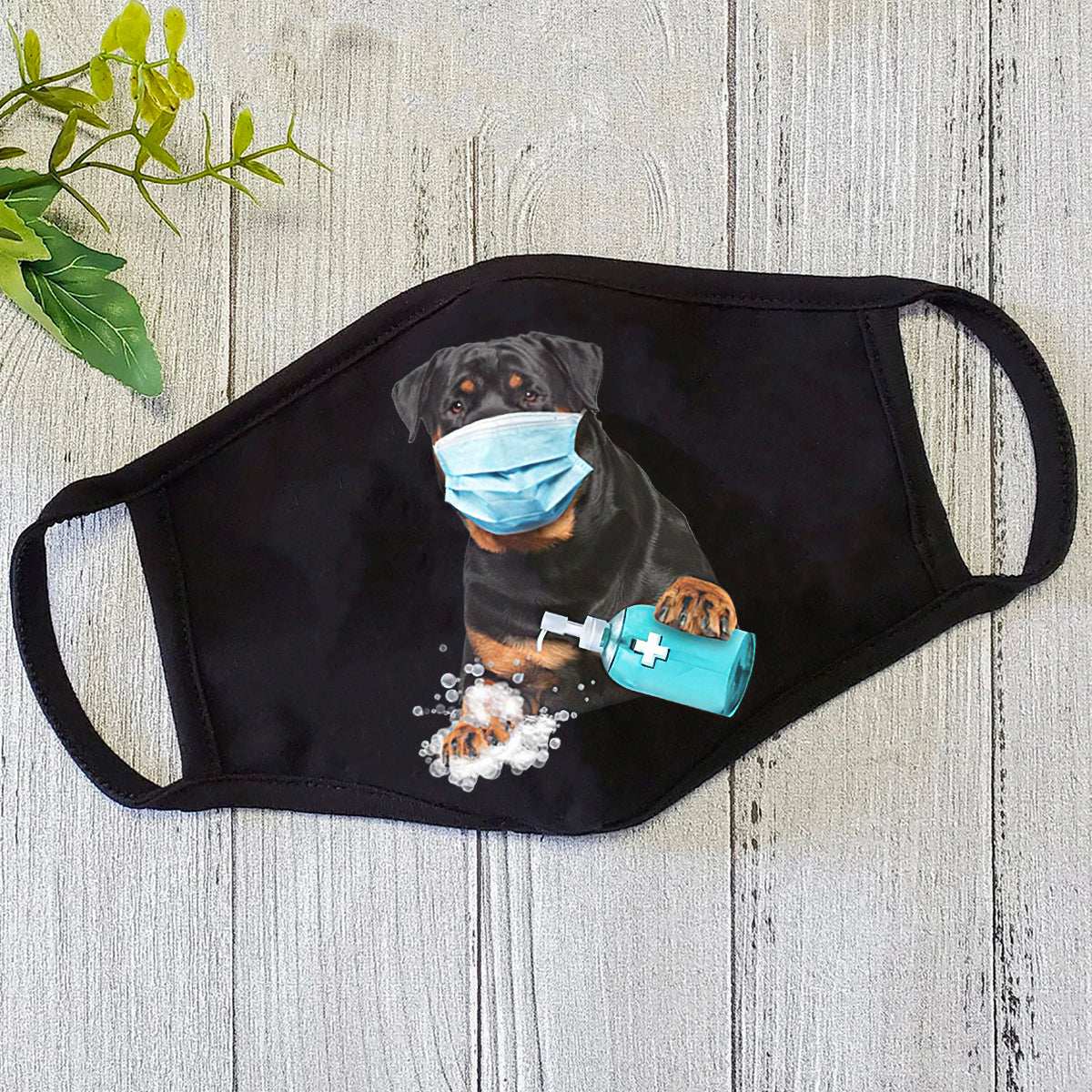 Dog Mask Rottweiler-Face Mask-Wash Mask - Face Mask CB