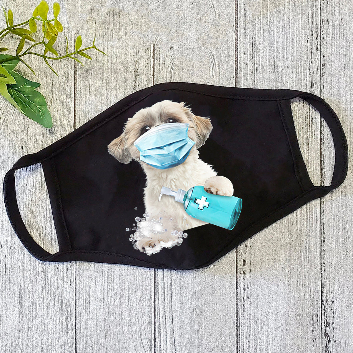 Dog Mask Maltese-Face Mask-Wash Mask - Face Mask CB
