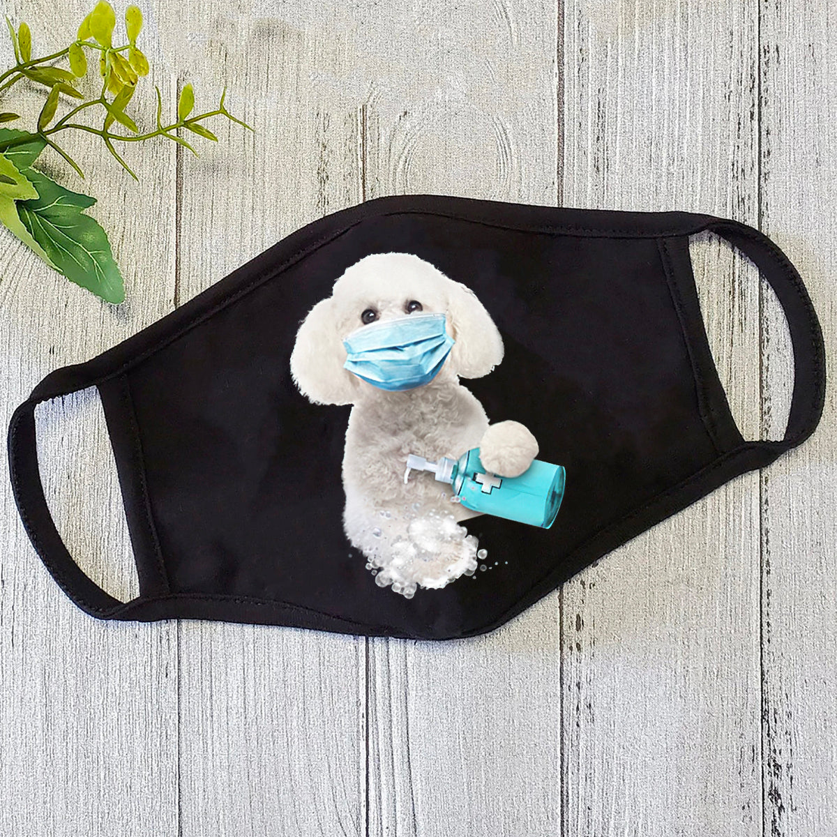 Dog Mask Bichon-Face Mask-Wash Mask- Face Mask CB