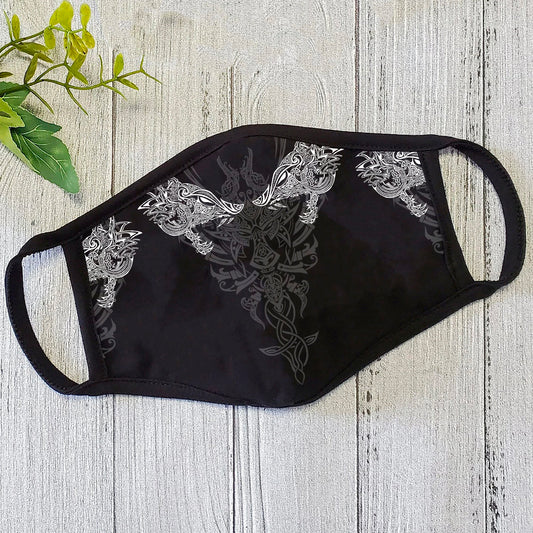 Viking Fenrir Wolf  Face Mask ML