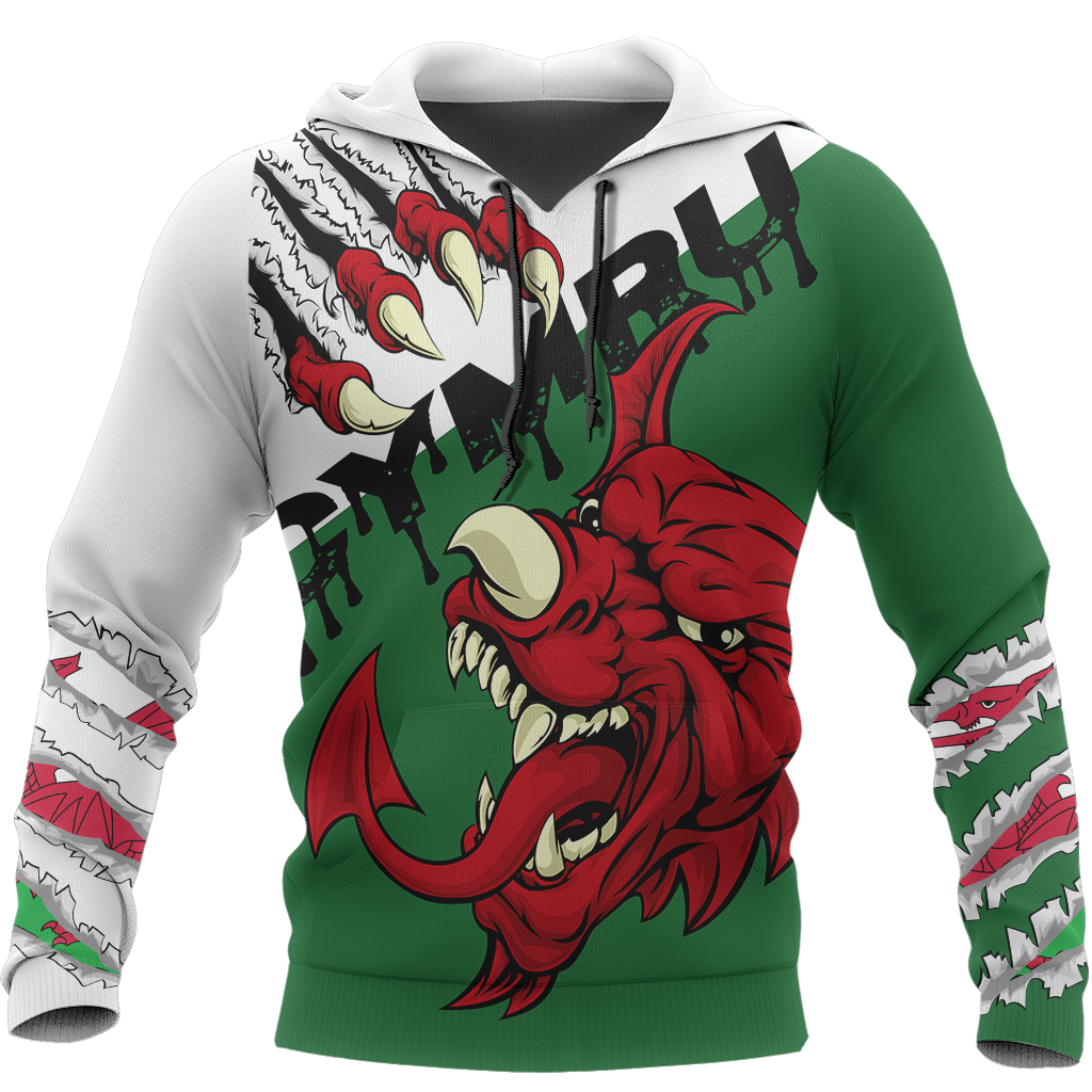 Welsh Dragon Special Hoodie PL - Amaze Style™-Apparel