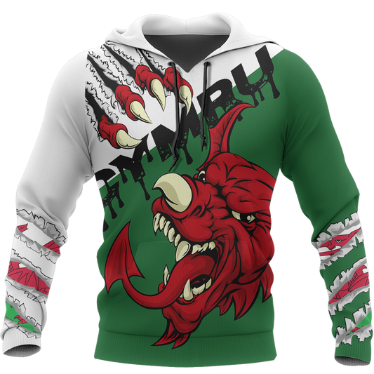 Welsh Dragon Special Hoodie PL - Amaze Style™-Apparel