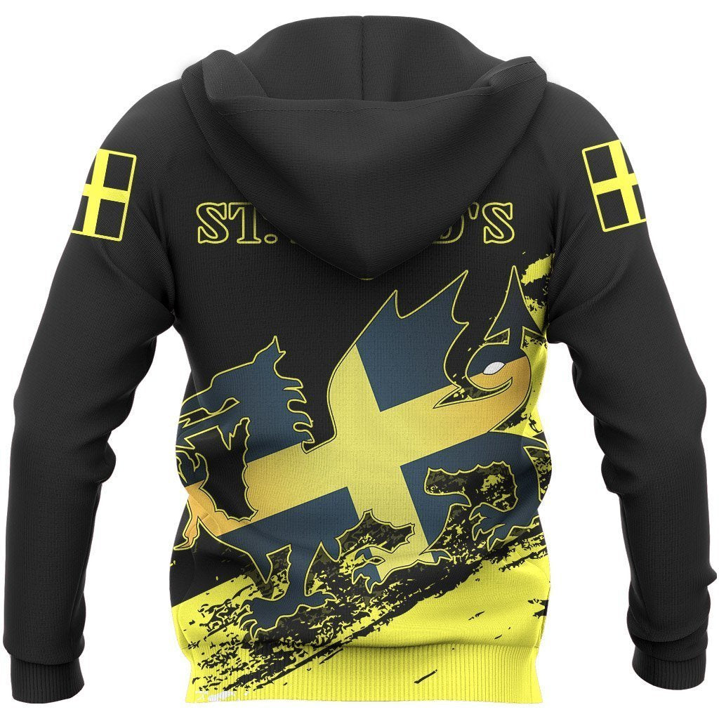 Wales - Welsh Saint David Special Hoodie PL - Amaze Style™-Apparel