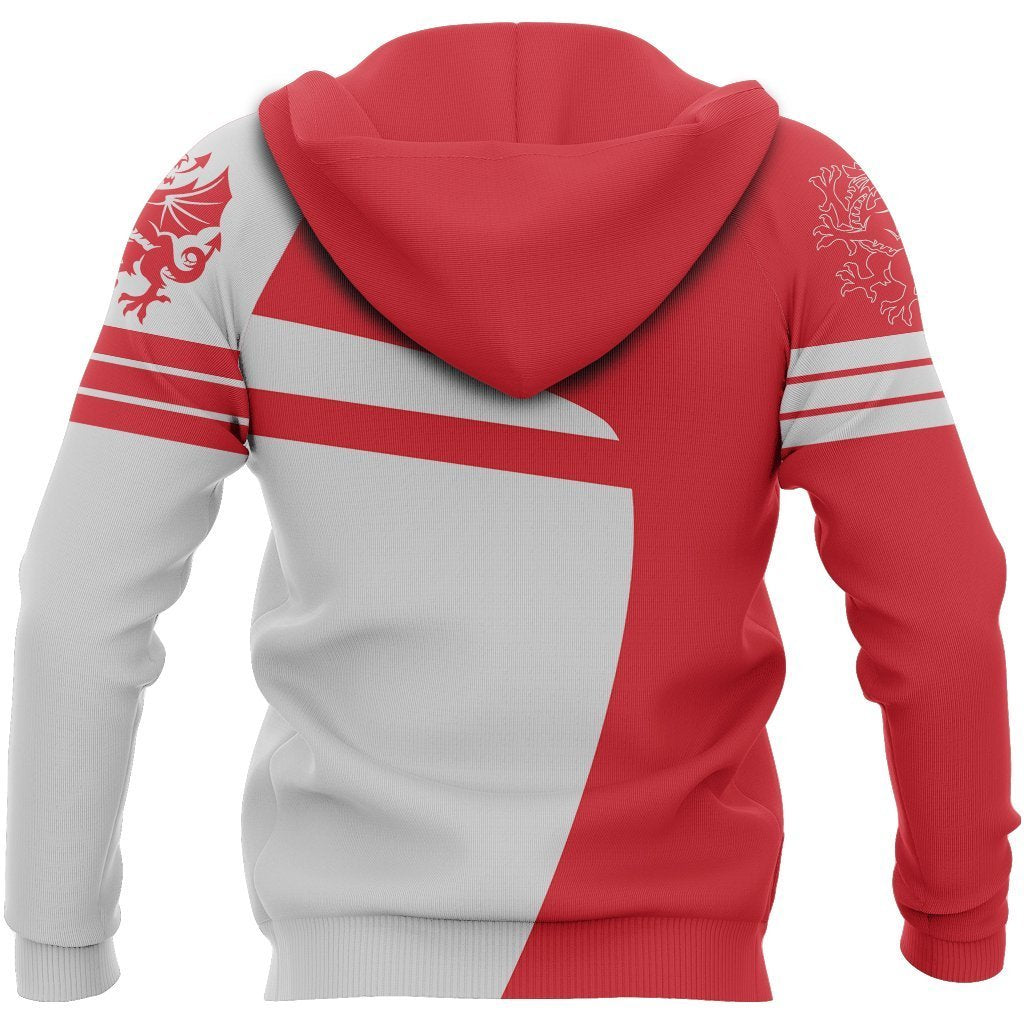 Wales Sport Red Hoodie - Premium Style PL - Amaze Style™-Apparel