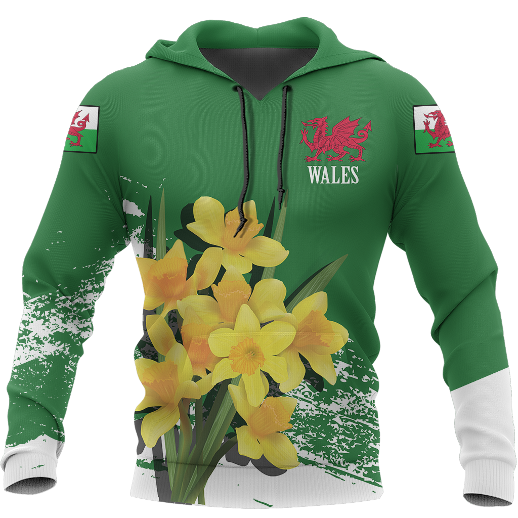 Wales Daffodil Hoodie Special Version NVD1066 - Amaze Style™-Apparel