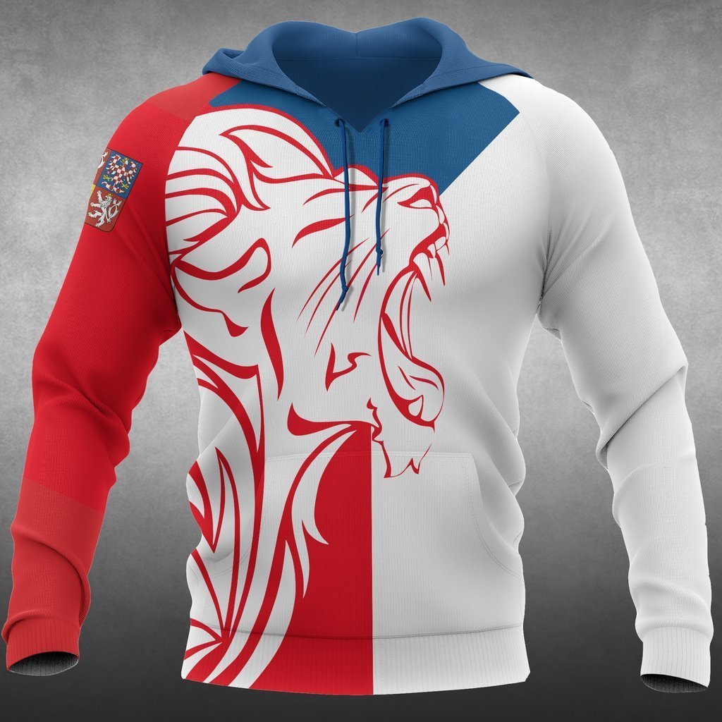 The Czech Republic Lion Hoodie NVD1160 - Amaze Style™-Apparel