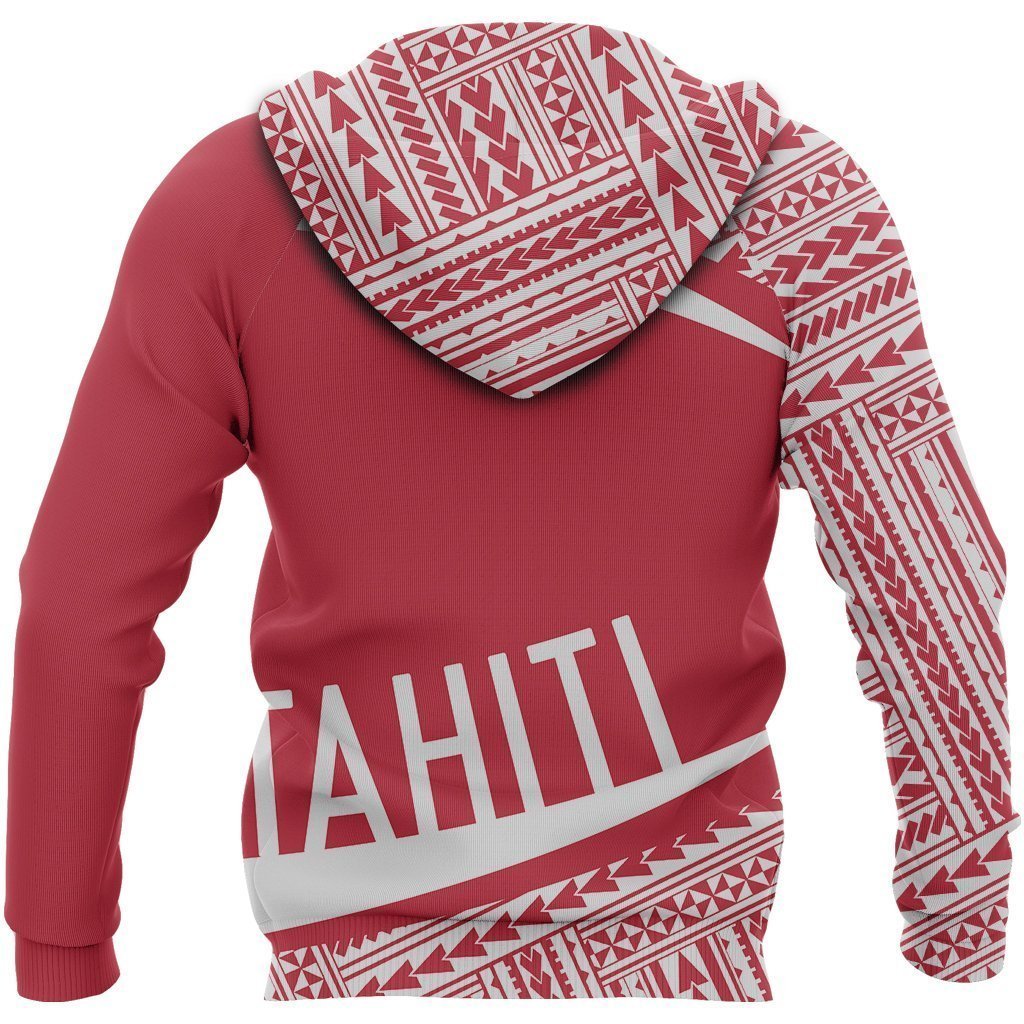 Tahiti Coat Of Arms Hoodie - Circle Red NVD1203 - Amaze Style™-Apparel