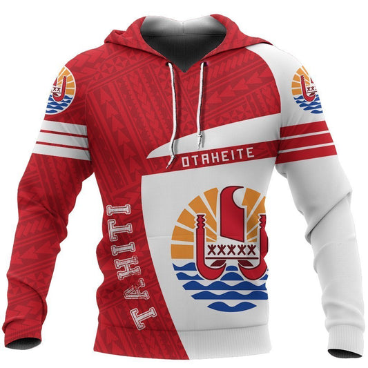 Tahiti French Polynesia Sport Hoodie NVD1211 - Amaze Style™-Apparel