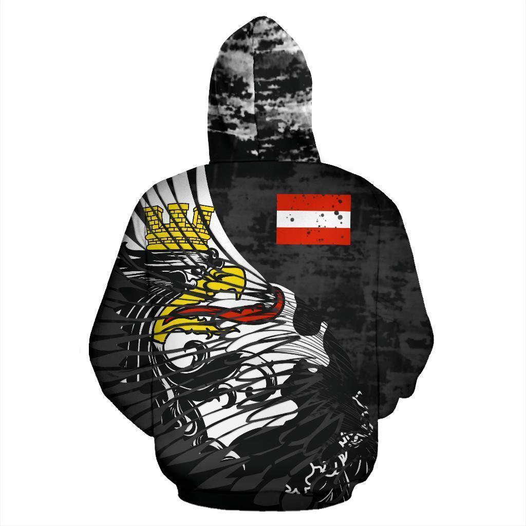 Austria Wings Tie Dye Hoodie NVD1265 - Amaze Style™-Apparel