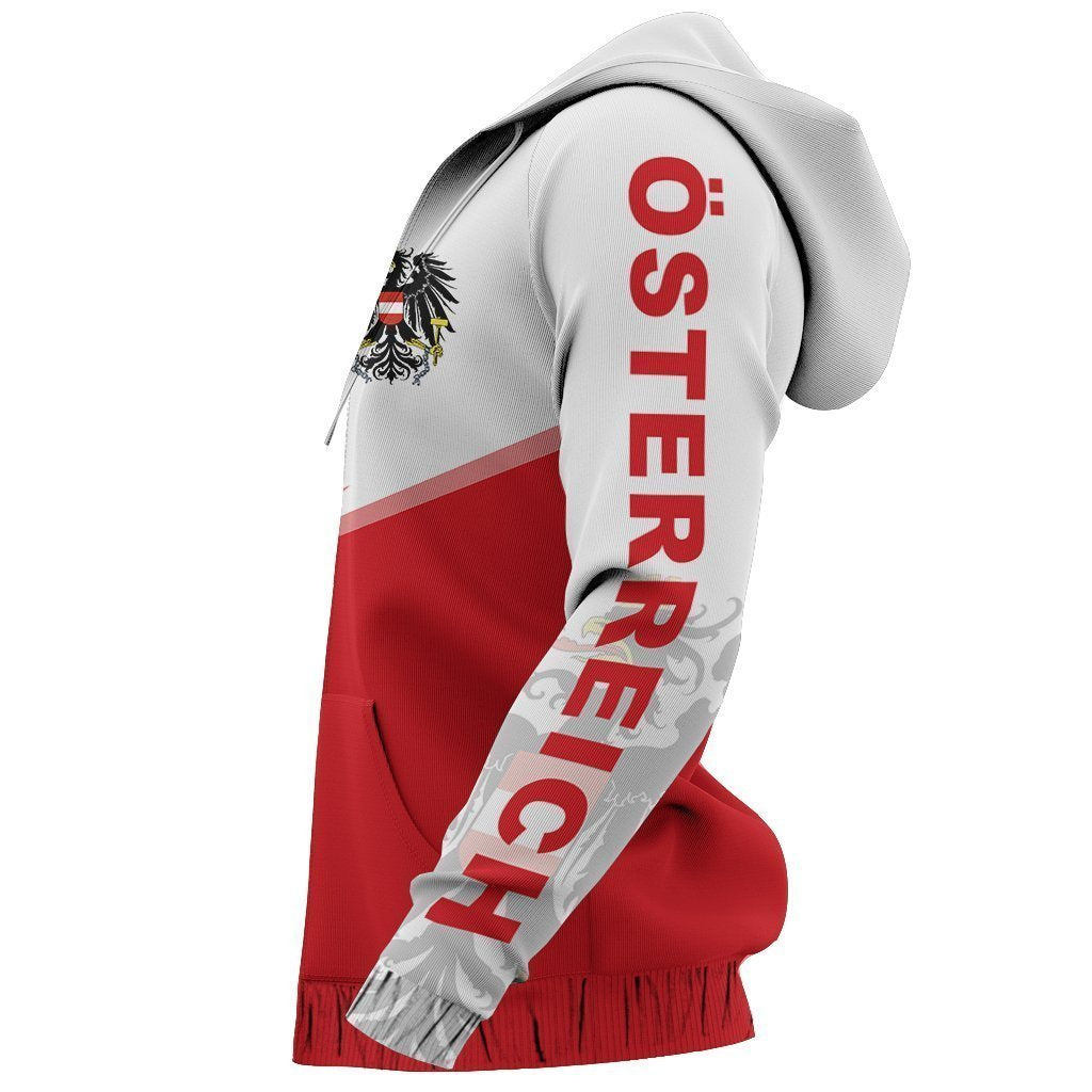 Austria Flag Hoodie - Energy Style Ver NVD1266 - Amaze Style™-Apparel