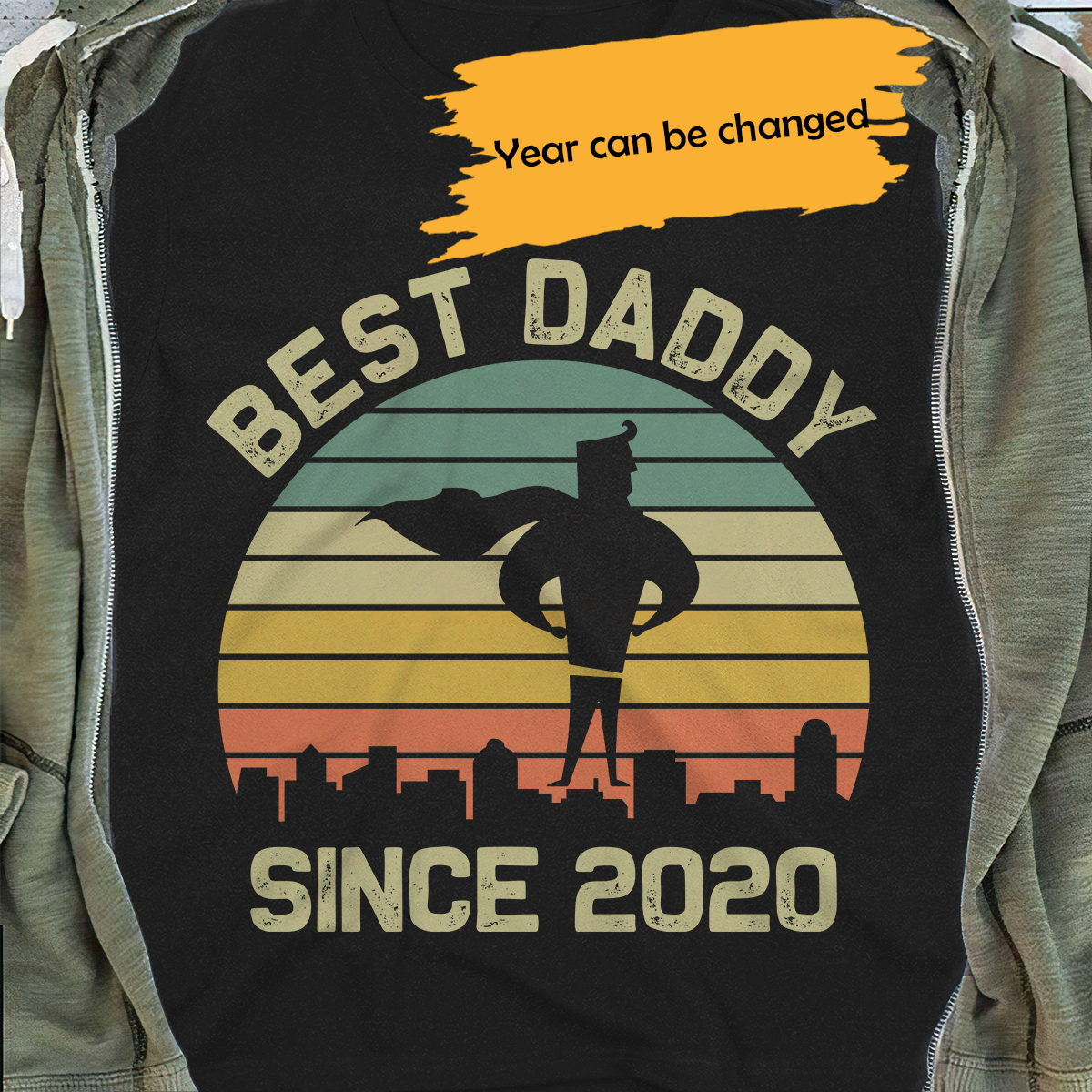 Best Daddy Since Personalized T-shirt Father's Day