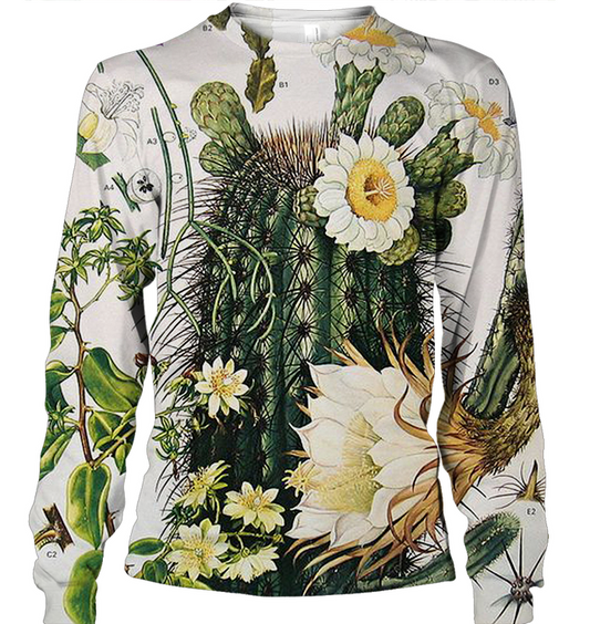 3D AOP Night Blooming Cereus_sleeve Shirt-Apparel-6teenth World-Hoodie-S-Vibe Cosy™