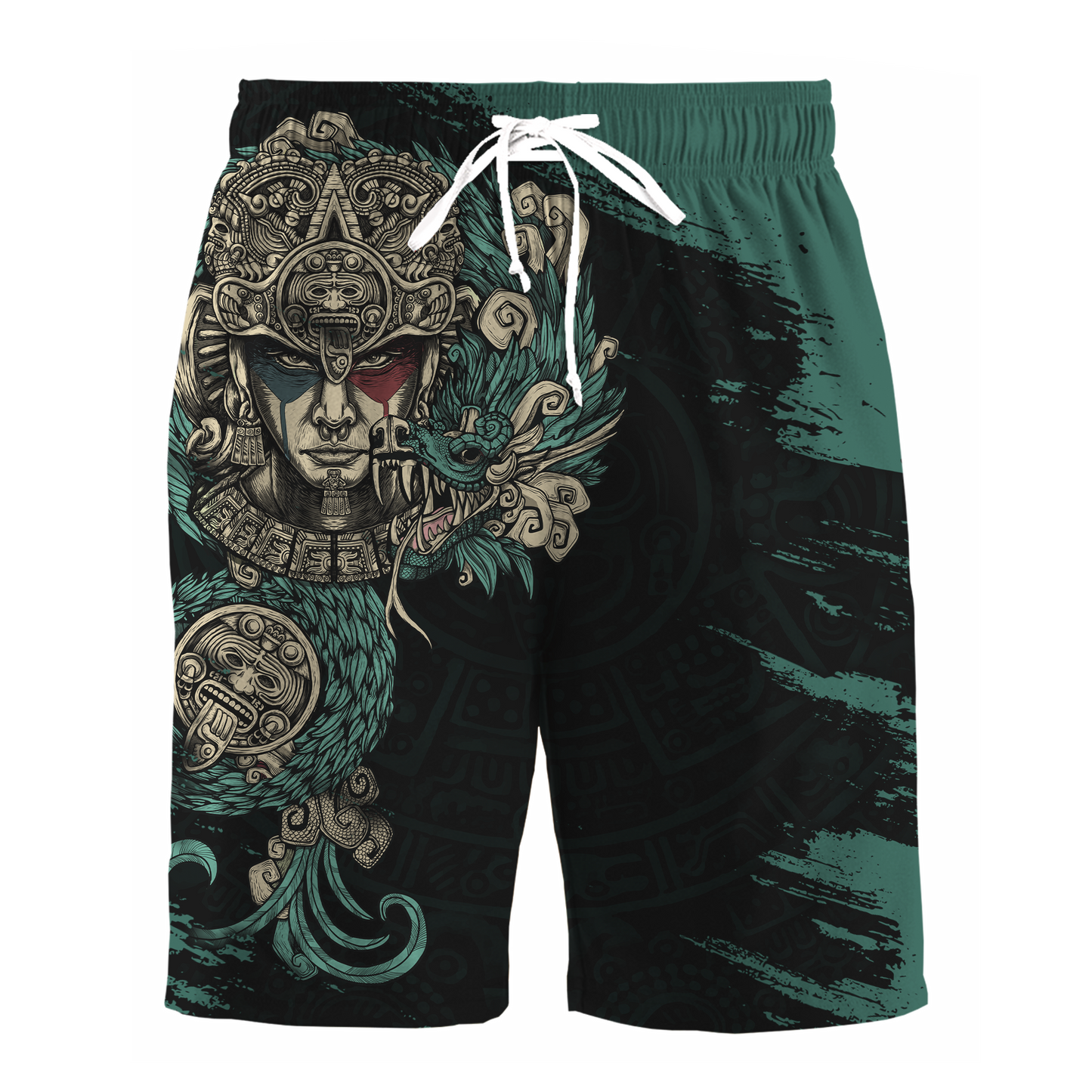 Aztec Warrior 3D All Over Printed Unisex Hoodie no3