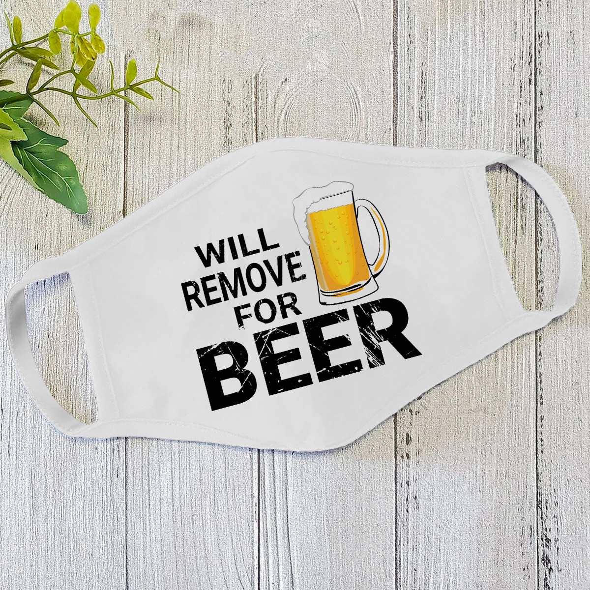 Beer Face Mask White TQH