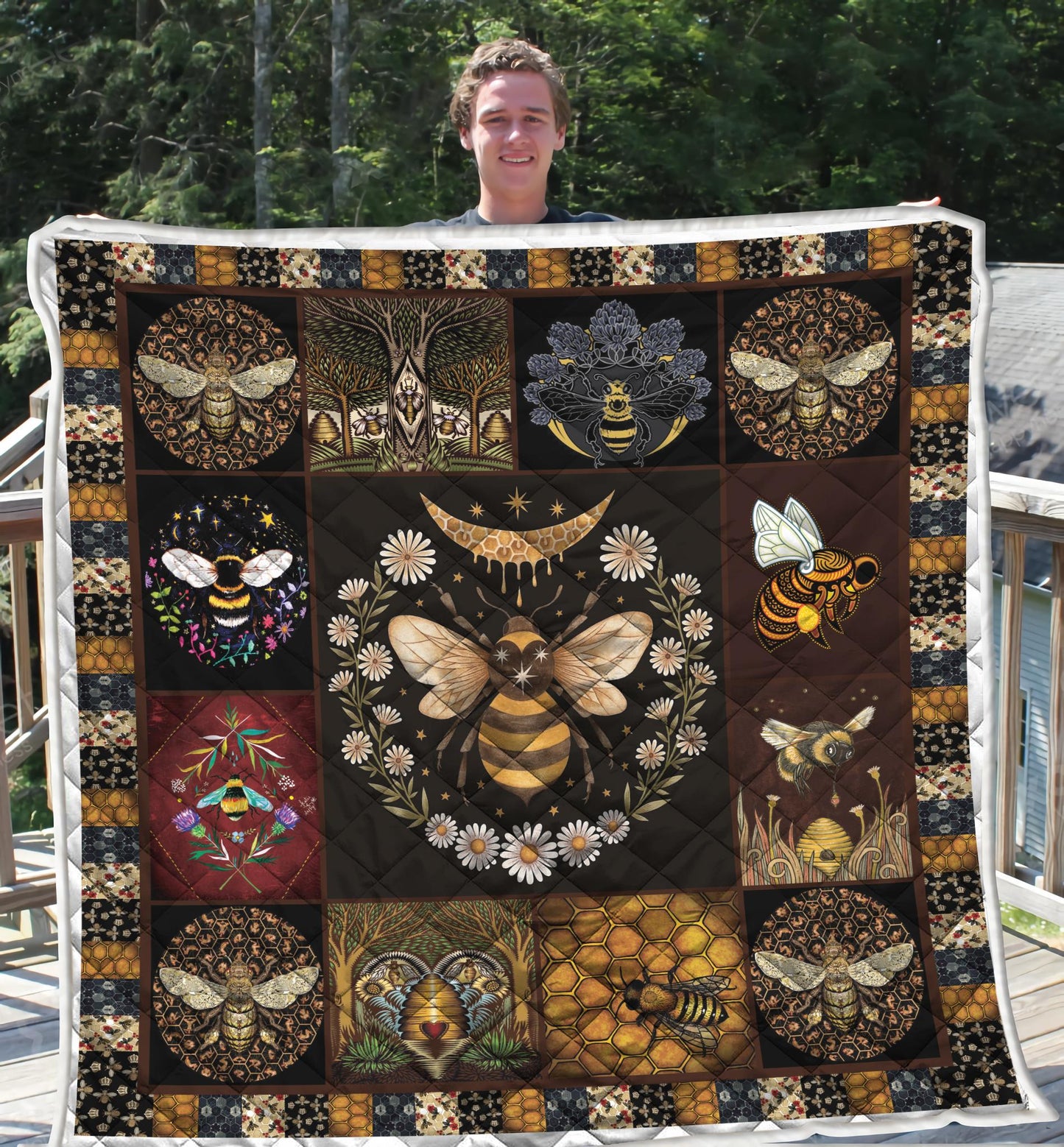 Bee Quilt Blanket PH1040
