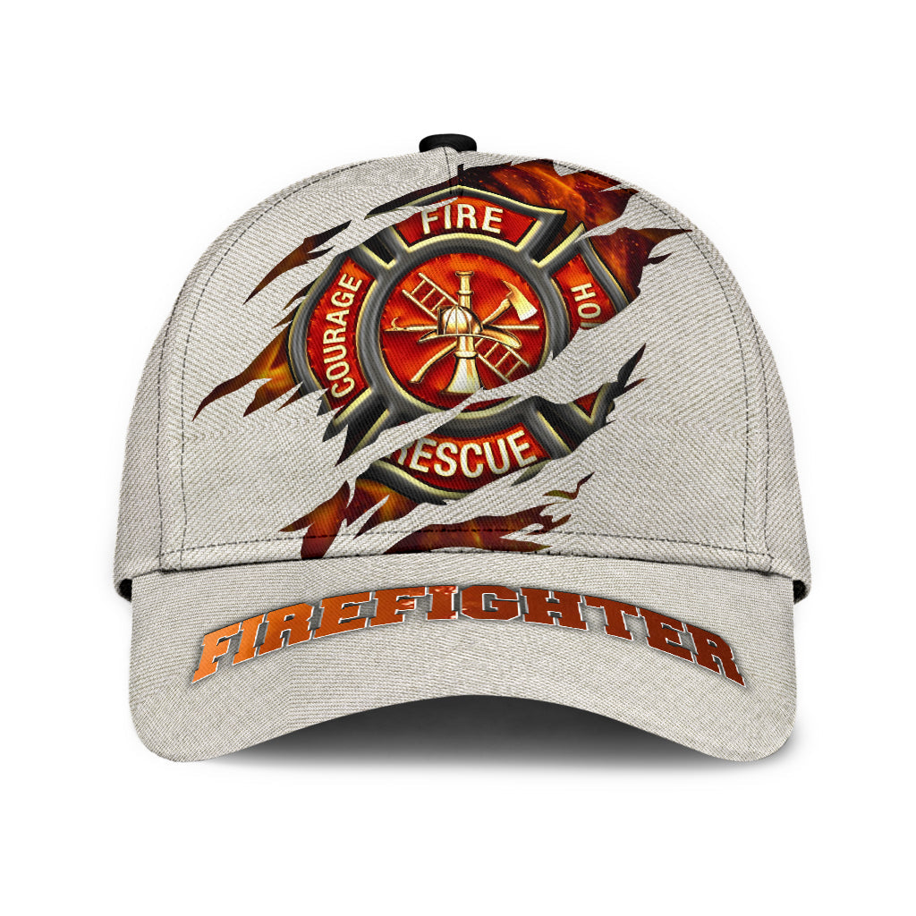 Customize Name Firefighter Classic Cap