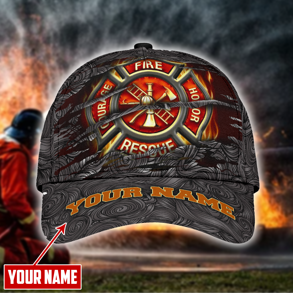 Customize Name Firefighter Classic Cap