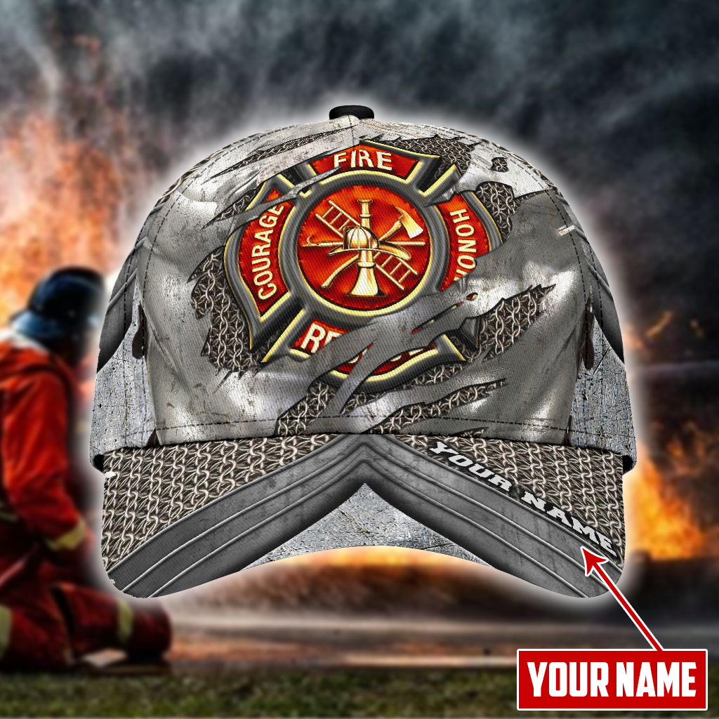 Customize Name Firefighter Classic Cap