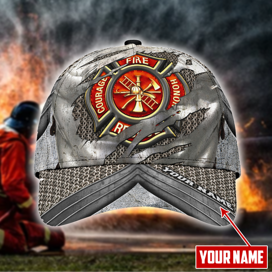 Customize Name Firefighter Classic Cap
