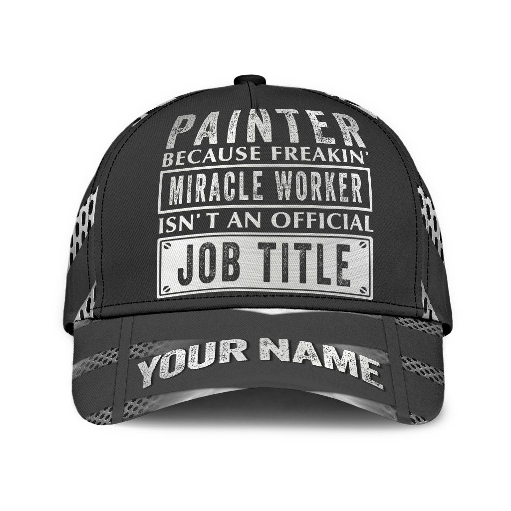 Tmarctee Painter Customized Name 3D All Over Printed Classic Cap PD25112101