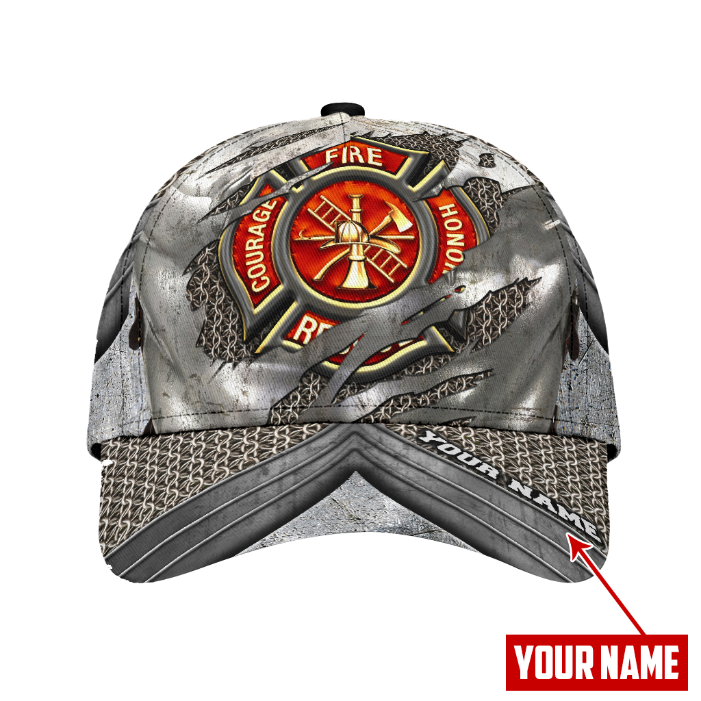 Customize Name Firefighter Classic Cap