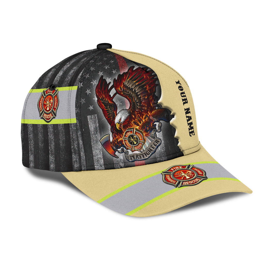 Customize Name Firefighter Classic Cap