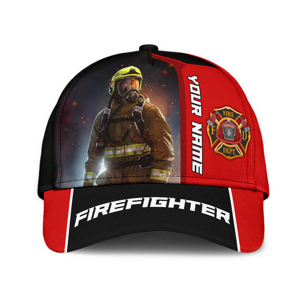 Customize Name Firefighter Classic Cap