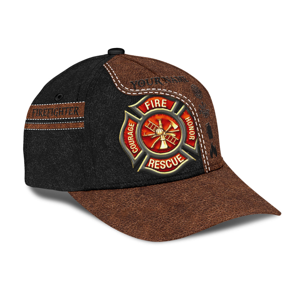 Customize Name Firefighter Classic Cap