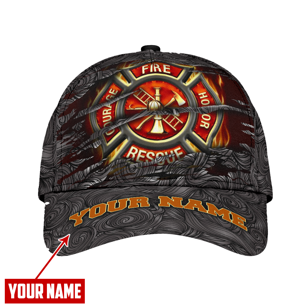Customize Name Firefighter Classic Cap