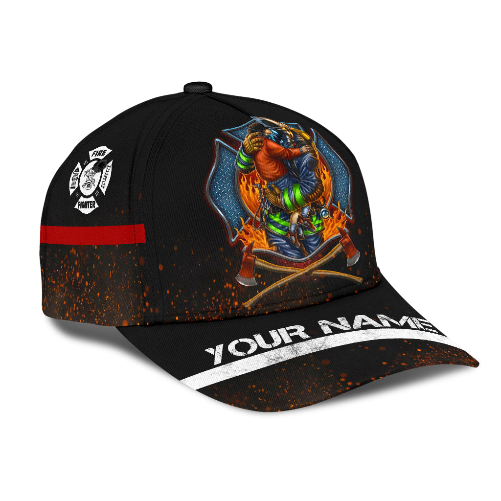 Customize Name Firefighter Classic Cap