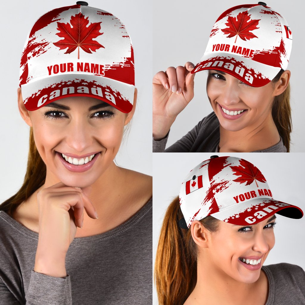Canada Day No3 Personalized Name Pullover Premium Classic Cap DA10052101