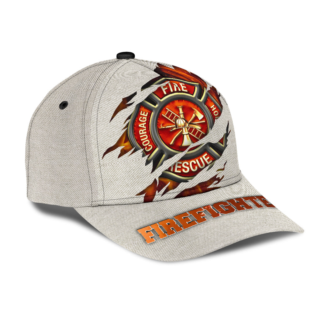 Customize Name Firefighter Classic Cap