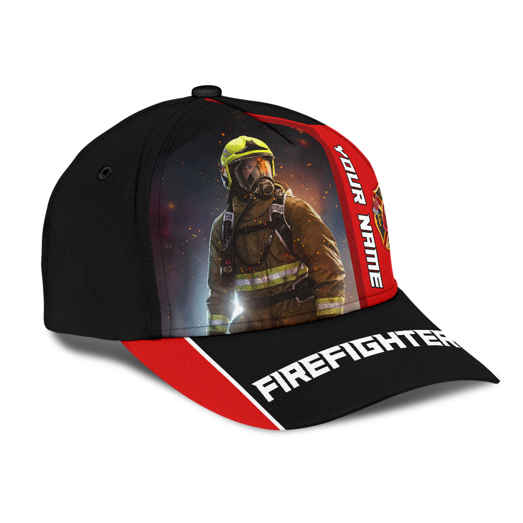 Customize Name Firefighter Classic Cap