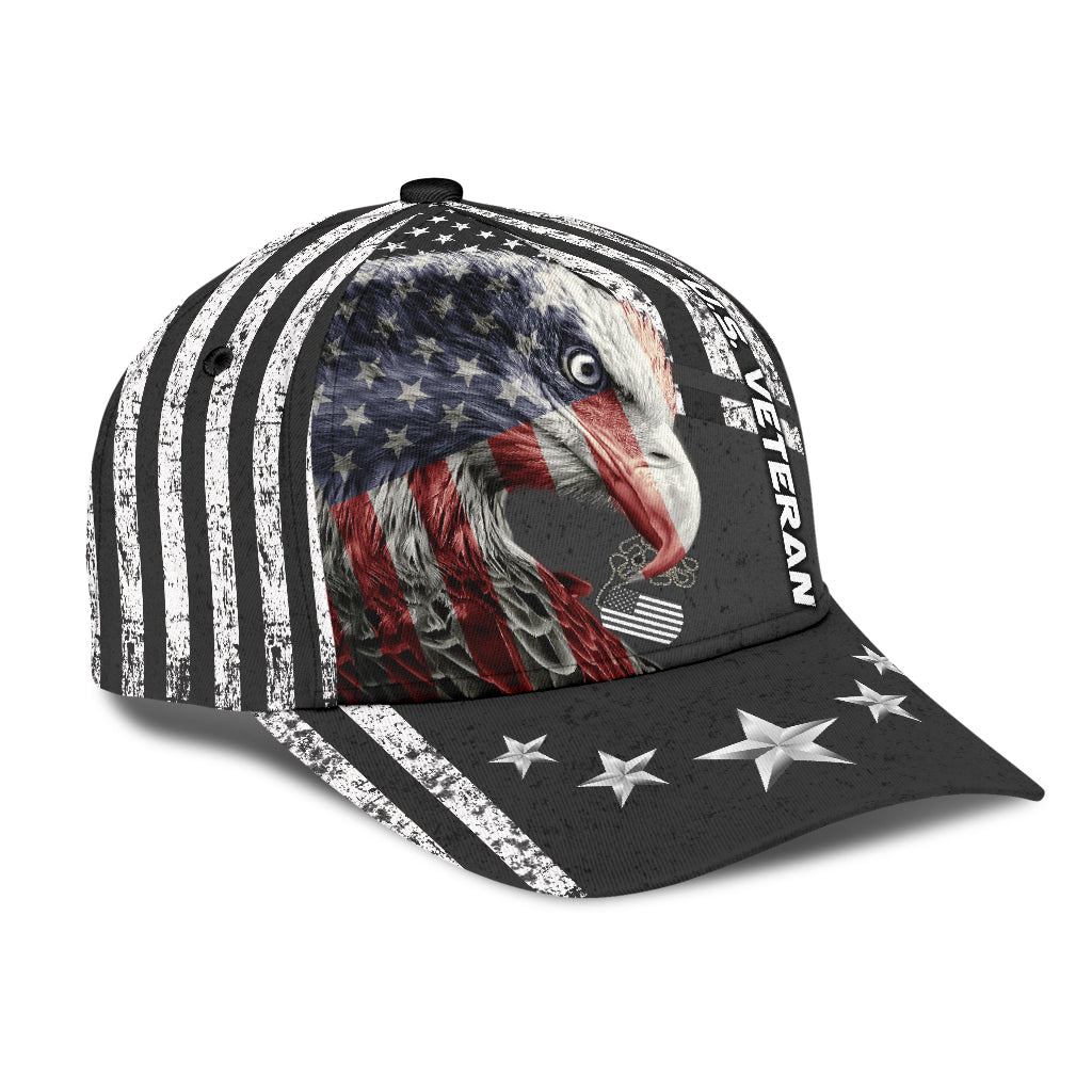 US Veteran Eagle Flag Classic Cap