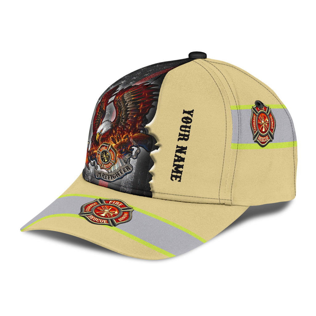 Customize Name Firefighter Classic Cap
