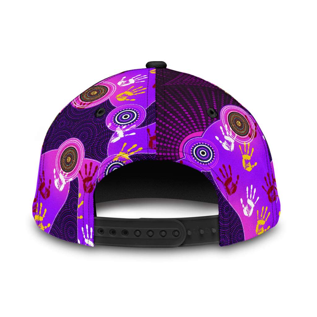 Aboriginal Naidoc Week 2021 Purple Butterflies Classic Cap